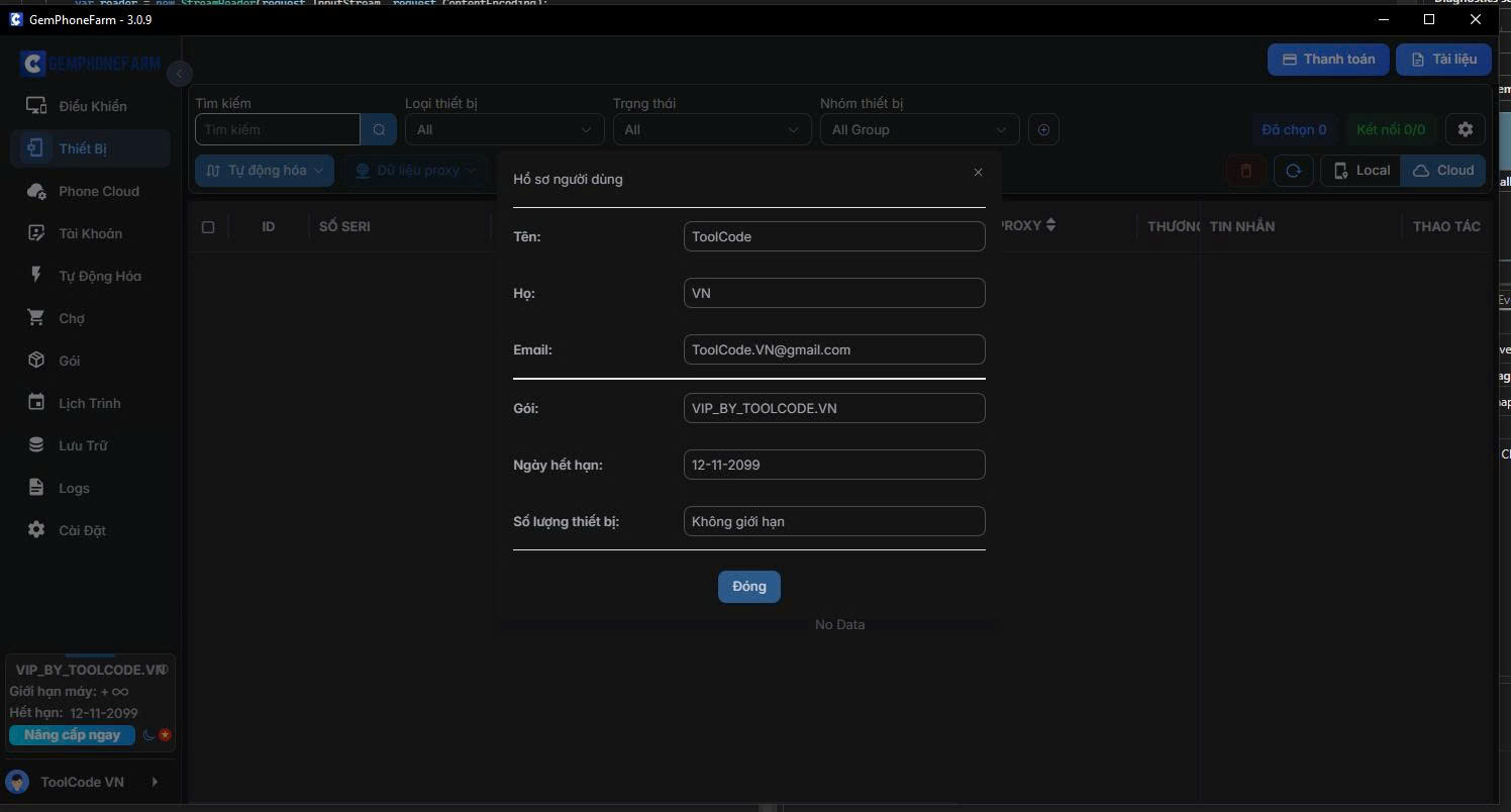 GemPhoneFarm New Version Unlimited Devices