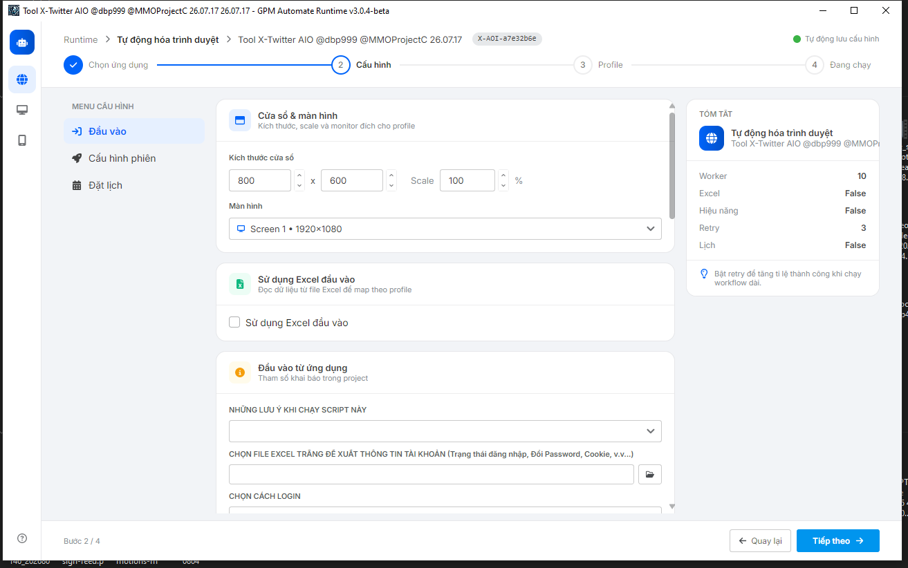 GPMAutomate Runtime - Bypass script có license