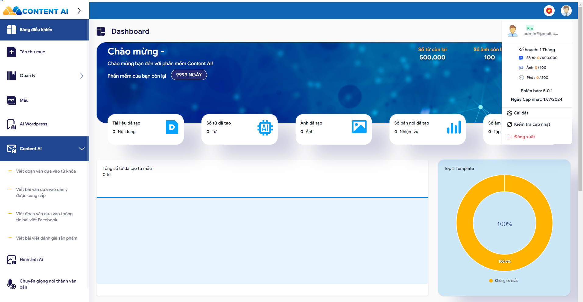 MKT ContentAI - Công Cụ AI Viết Bài Tự Động Số 1
