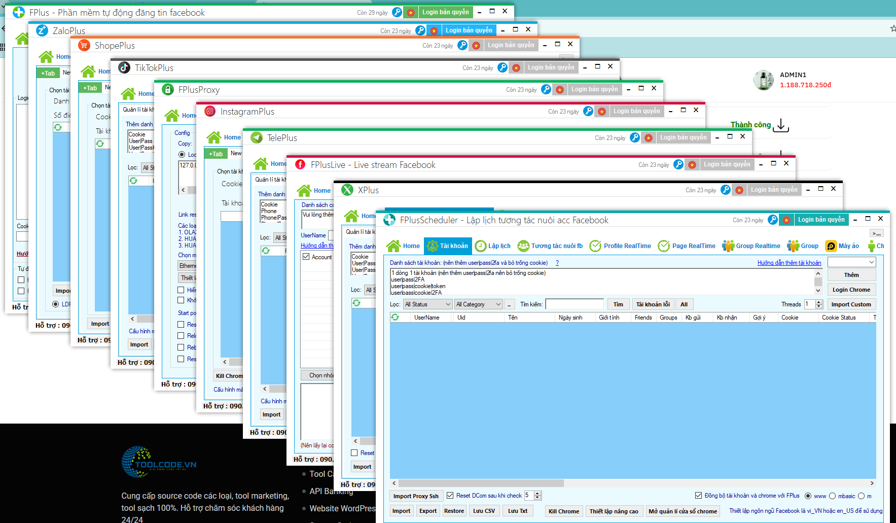 Source Code Bypass All Tool Server Plus24h